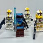 4pcs Star Wars Jedi Aayla Secura Commander Bly and 327th Star Corps Minifigures