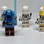4pcs Star Wars Jedi Aayla Secura Commander Bly and 327th Star Corps Minifigures