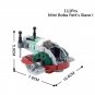 111pcs/set Star Wars Boba Fett's Slave I Minifigures Building Toys