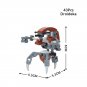 43pcs/set Star Wars Droideka Destroyer Droid Minifigures Building Block Toys