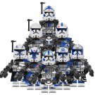 8pcs Star Wars ARC Troopers The 501st Legion Rex Jesse Fives Kix Tup Minifigures