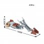 43pcs/set Star Wars The Mandalorian Speeder Bike Minifigures Building Block Toys