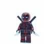 Deadpool (with Double Katana) Marvel Superhero Minifigures Toys