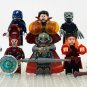 8pcs Marvel Infinity Ultron Black Panther Thor Strange Scarlet Witch Minifigures