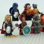 8pcs Marvel Infinity Ultron Black Panther Thor Strange Scarlet Witch Minifigures