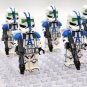 10pcs Star Wars 501st Jet Troopers The 501st Legion Clone Troopers Minifigures