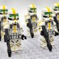 10pcs Star Wars 327th Star Corps Jet Trooper Jetpack Clone Troopers Minifigures