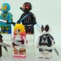 8pcs Various Deadpool Rosa Green Gwenpool X-Men X-Force Minifigures Toys
