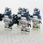12pcs Wolfpack Commander Wolffe Comet Star Wars the 104th Battalion Minifigures