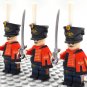 5pcs Russian Guard Hussar Russia Army Napoleonic Wars Minifigures Toys