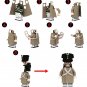 5pcs Russian Line Infantry Russia Army Napoleonic Wars Minifigures Toys