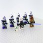 7pcs Star Wars Mace Windu 187th Legion Commander Clone troopers Minifigures Toys