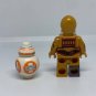 2pcs BB-8 and C-3PO Droid Star Wars The Force Awakens Minifigures Toys