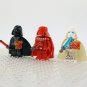 3pcs Star Wars Black White and Red Darth Vader Sith Lord Minifigures Toys