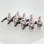 8pcs Star Wars 91st Anaxes Clone Troopers the 187th Battalion Minifigures Toys