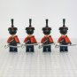 4pcs Napoleonic Wars Russian Guard Hussar Russian Soldiers Minifigures