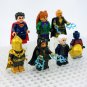 8pcs Black Adam Hawkman Doctor Fate Cyclone Atom Smasher Kent Nelson Minifigures