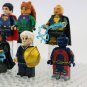 8pcs Black Adam Hawkman Doctor Fate Cyclone Atom Smasher Kent Nelson Minifigures