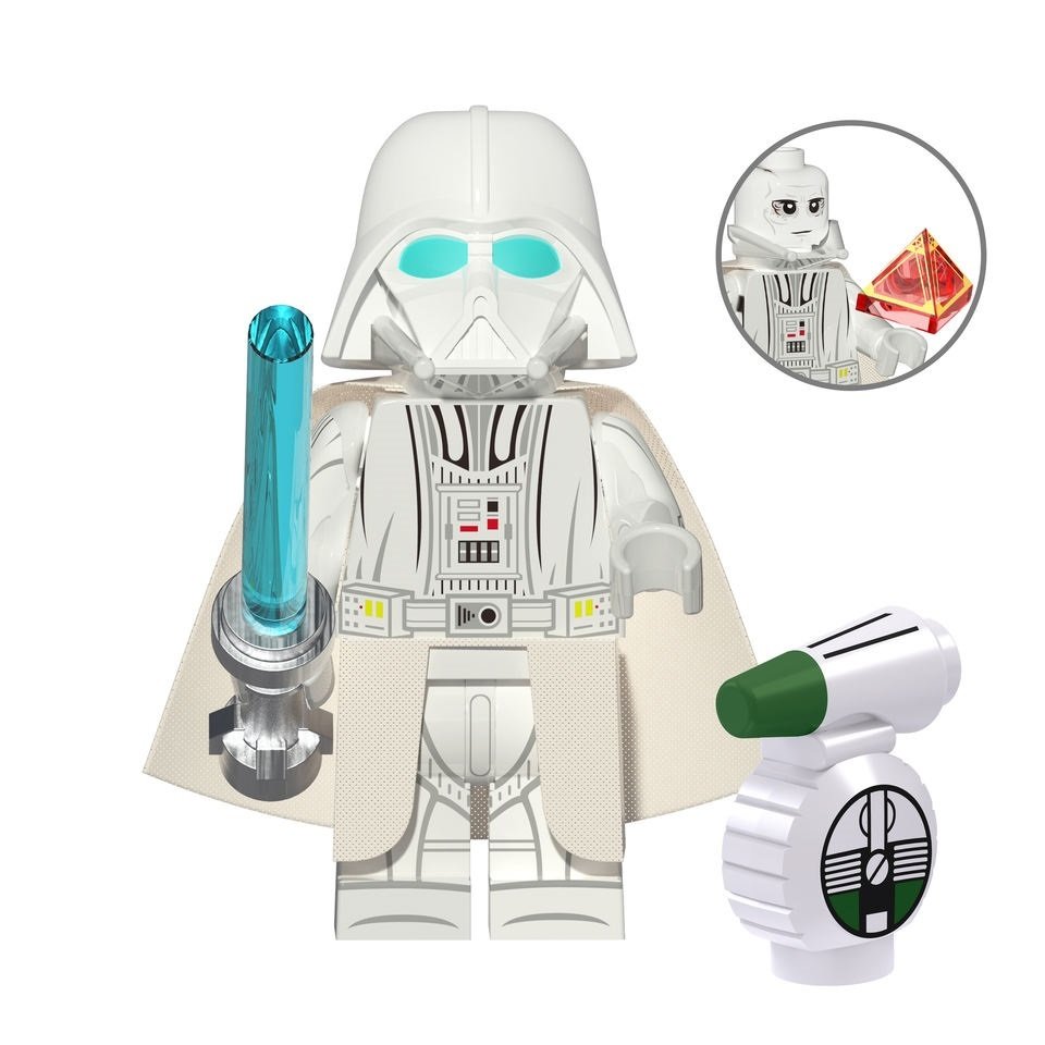 White Darth Vader Star Wars Infinities Minifigures Toys