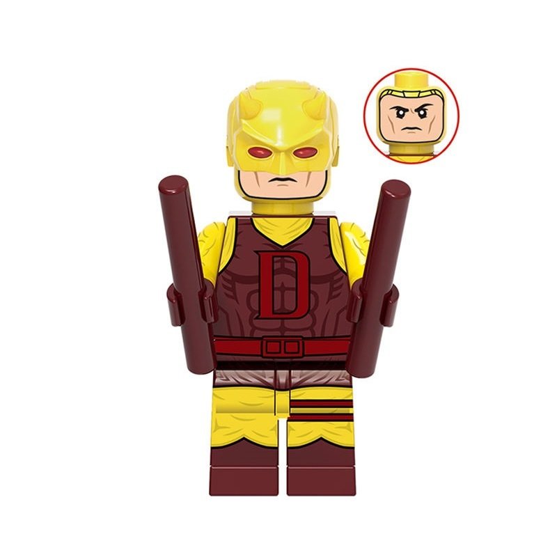 Daredevil (Yellow Suit) Marvel Comics Super Heroes Minifigures Toys