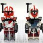 4pcs Star Wars Commander Ganch ARC Troopers Dredd Seven Alpha Minifigures Toy