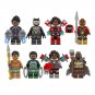 8pcs Black Panther Wakanda Forever Shuri Namor Okoye M'Baku Riri Minifigures Toy