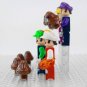 6pcs Super Mario Luigi Wario Waluigi and Goombas Video Game Minifigures Toys