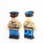 6pcs WW2 Soviet Infantry Coat Offical Minifigures Weapons and Accessories