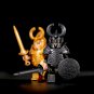 2pcs Medieval Knight Light Guard Dark Guard Minifigures Toy Gift for children