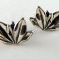 VINTAGE DANECRAFT STERLING SILVER SCREW BACK EARRINGS
