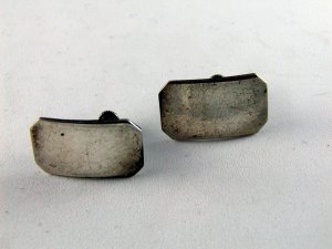VINTAGE STERLING SILVER SCREW BACK EARRINGS