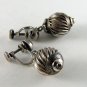 VINTAGE DANECRAFT STERLING SILVER DANGLEY SCREW BACK EARRINGS