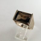 VINTAGE STYLE STERLING SILVER TOPAZ RING SIZE 6 3/4