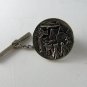 VINTAGE STERLING SILVER JAMES AVERY TIE TAC PIN PIONEERS FARMERS OIL WELL