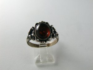 VINTAGE DRAGONS BREATH STERLING SILVER RING SIGNED LF SZ 9
