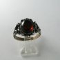 VINTAGE DRAGONS BREATH STERLING SILVER RING SIGNED LF SZ 9