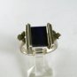 VINTAGE STERLING SILVER AND LAPIS RING SIZE 7