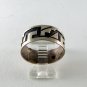 VINTAGE MEXICAN MEXICO STERLING SILVER BAND RING SIZE 9 3/4