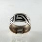 VINTAGE MEXICAN MEXICO STERLING SILVER BAND RING SIZE 6 1/2