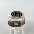 VINTAGE MEXICO MEXICAN STERLING SILVER BAND RING SIZE 7