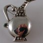 VINTAGE MEXICO MEXICAN STERLING SILVER JUG PITCHER BROOCH