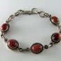 STERLING SILVER AND SPARKLY COPPERISH BRACELET