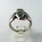 VINTAGE GOTHIC STERLING SILVER AMERICAN EAGLE RING SZ 11