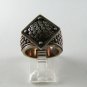 GOTHIC RENAISSANCE STYLE STERLING SILVER RING SIZE 7