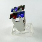 VINTAGE STYLE STERLING SILVER AMYTHEST GARNET RING SZ 8