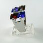 VINTAGE STYLE STERLING SILVER AMYTHEST GARNET RING SZ 8