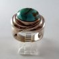 STERLING SILVER TURQUOISE RING SIZE 9