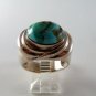 STERLING SILVER TURQUOISE RING SIZE 9