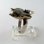 VINTAGE STERLING SILVER MOTHER HORSE COLT RING SZ 9 3/4