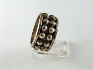VINTAGE MEXICAN STERLING SILVER BAND RING SZ 8